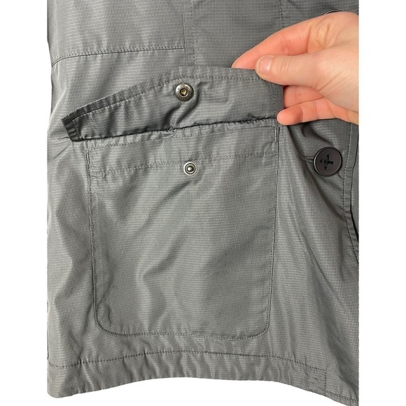 NAU Eco-Tech Grey Button Front Blazer Water Resistant Jacket | Medium - Picture 5 of 11